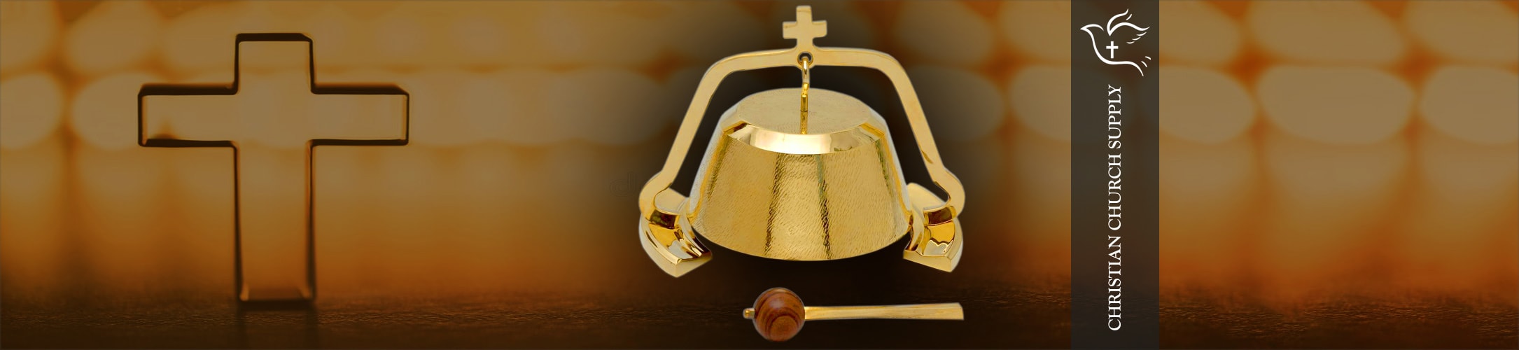 Church Bells and Gong Brass Gong With Wood Hammer, Church Hand Bells