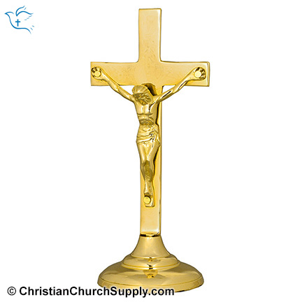 Beautiful vintage gold crucifix cross
