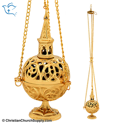 Brass Chirstion Censor