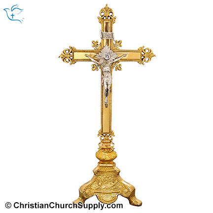 Brass Crucifix Cross