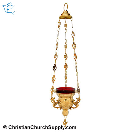 Brass Hanging Vigil Oil Candles