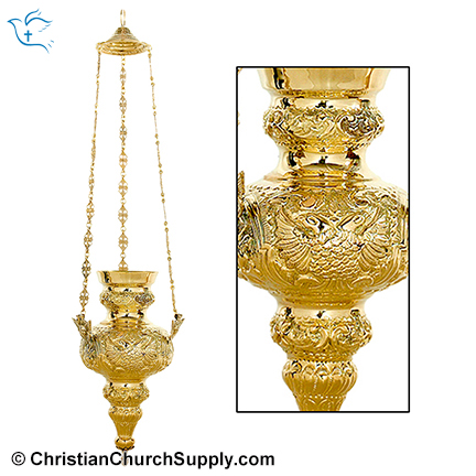 Brass Hanging Vigil Oil Candles