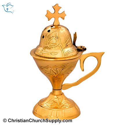 Brass incense burner catholic