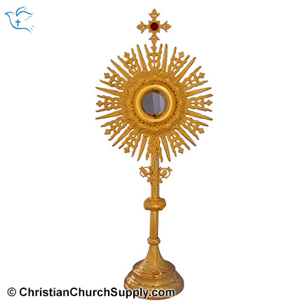 Brass Monstrance Reliquary