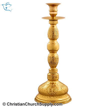 Brass Orthodox Candlestick