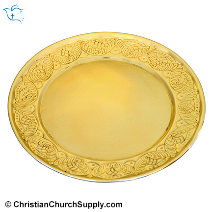 Brass Stacking Bread Plate