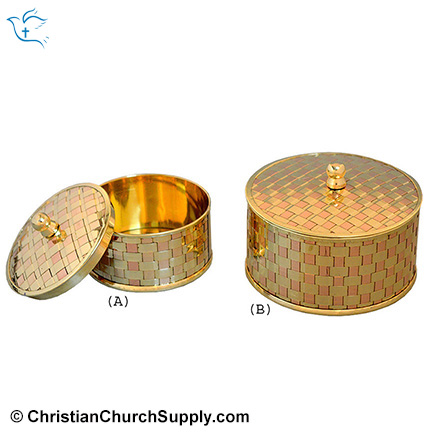 Catholic PYX with unique Matting work