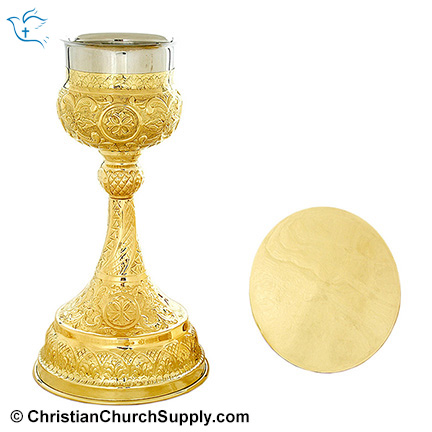 Chalice & Paten Set in High Polish Finish