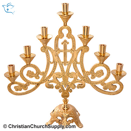 Classic Ave Maria Candelabra 7 Light