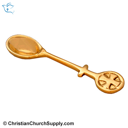 Cross Embosses Incense Spoon