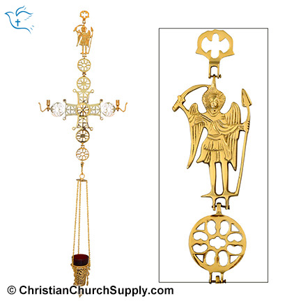 Hanging Candlestick with Cross