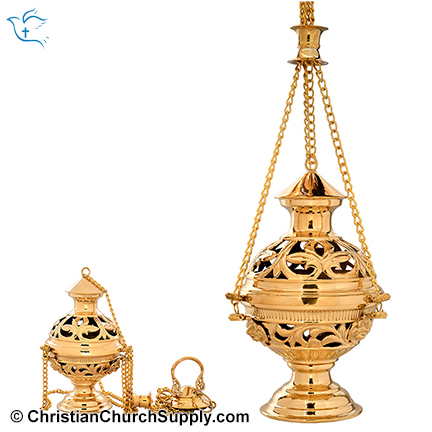 Large Byzantine Church Censer