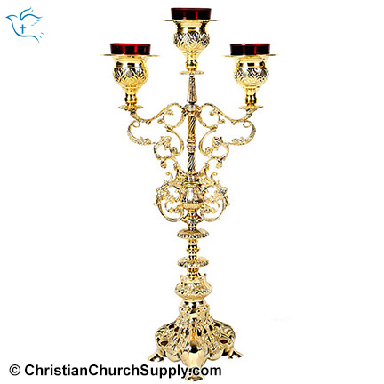 Orthodox Candlestick 3 Lights