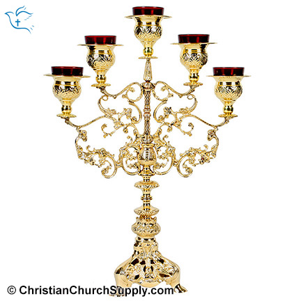 Orthodox Candlestick 5 Lights