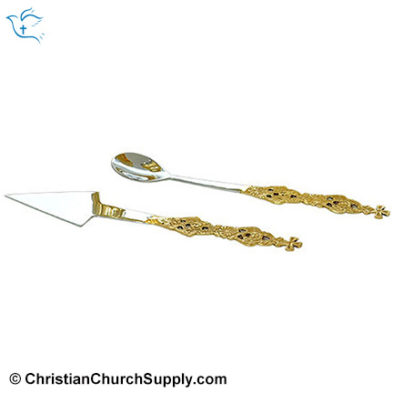 Orthodox Chalice Spoon and Spear Set