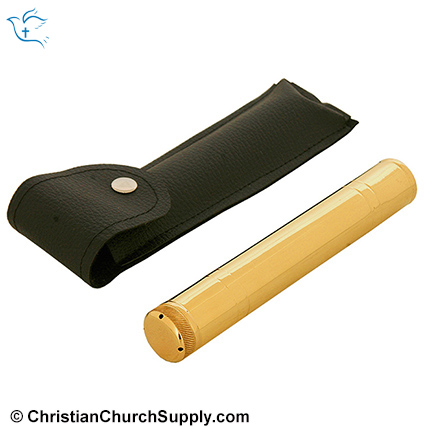 Portable holy water sprinkler with case