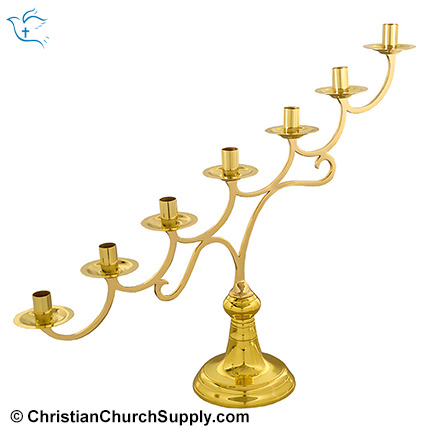 Solid Brass Candelabra 7 lights